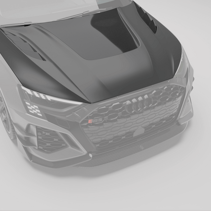 Audi RS3 8Y Limousine Carbon Fiber Hood
