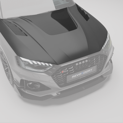 Audi RS4 B9.5 Facelift Carbon Fiber Hood