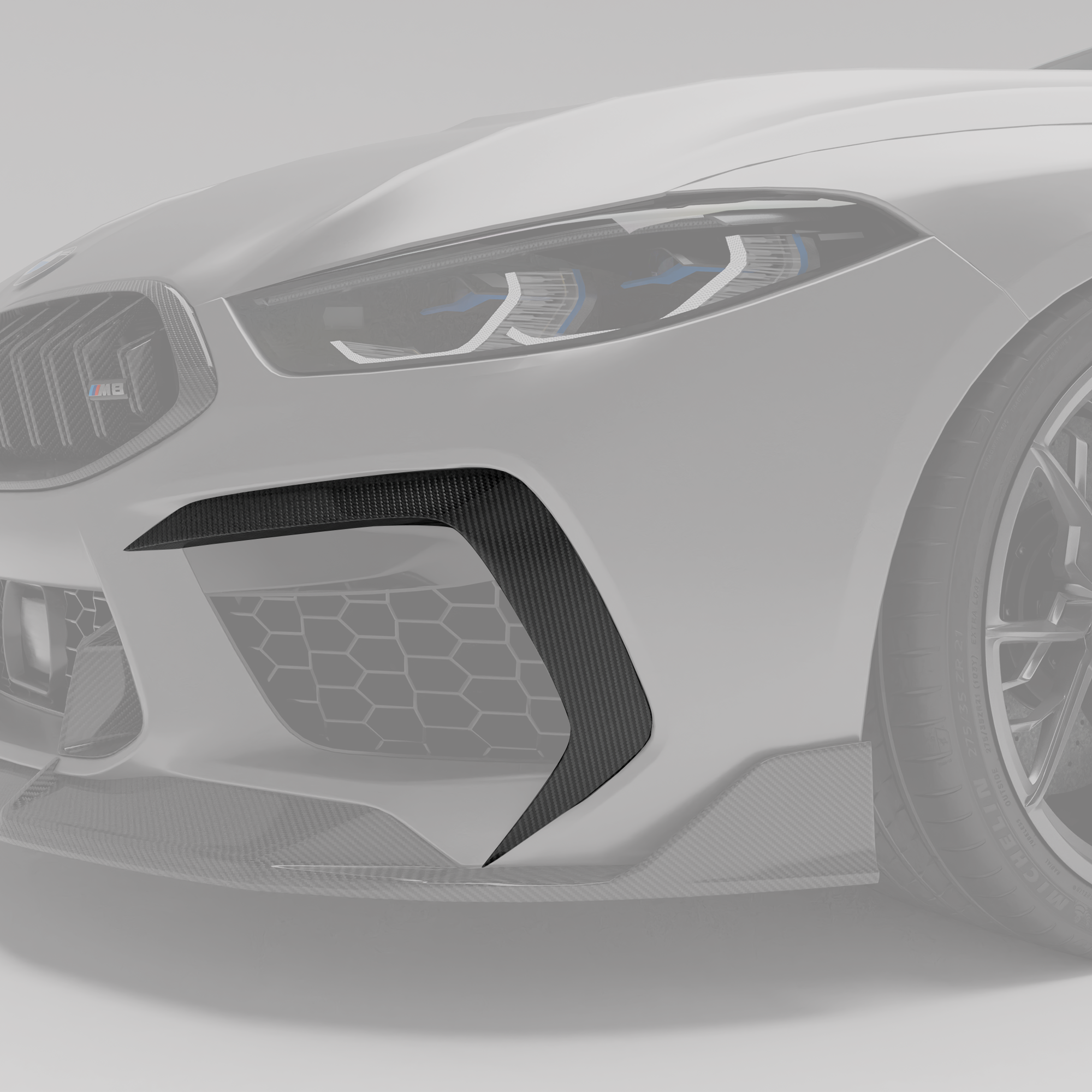 BMW M8 F91 F92 F93 Carbon Fiber Canards