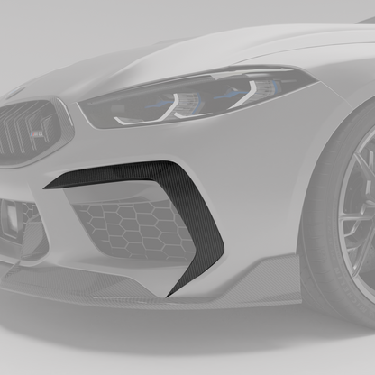 BMW M8 F91 F92 F93 Carbon Fiber Canards