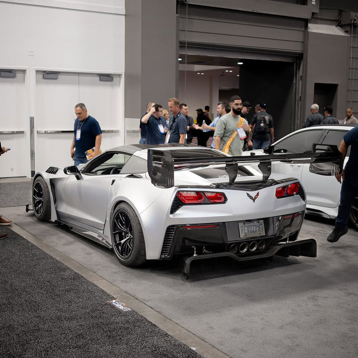 Corvette C7 rear three-quarter view