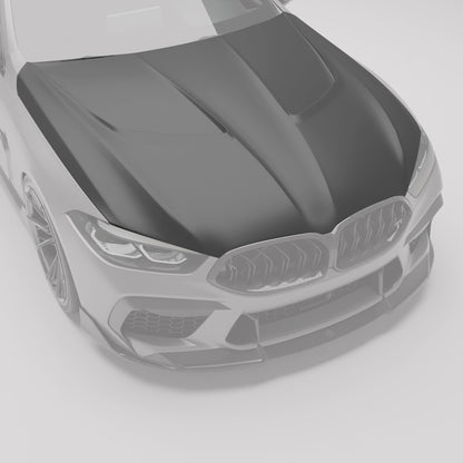 BMW M8 F91 F92 F93 Carbon Fiber Hood