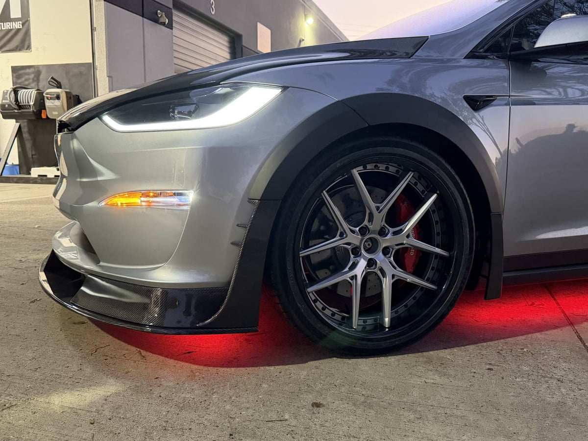 US Tesla Model X — Grey Full Aero Build