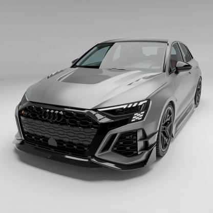 Audi RS3 8Y Sportback Carbon Fiber Front Lip