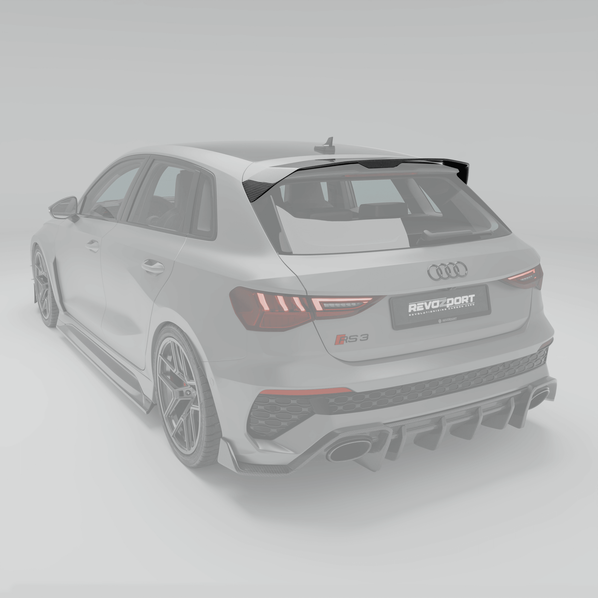 Audi RS3 8Y Sportback Carbon Fiber Roof Spoiler