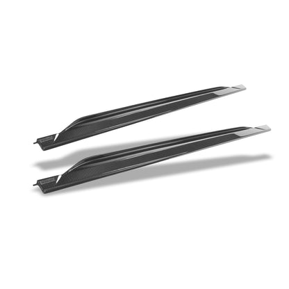 Audi RS3 8Y Limousine Carbon Fiber Side Skirts - Revozport