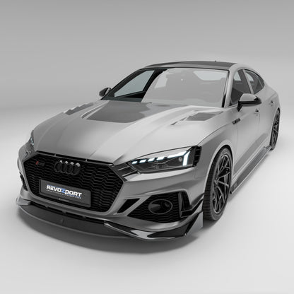 Audi RS5 B9.5 Facelift Sportback Carbon Fiber Canards - Revozport