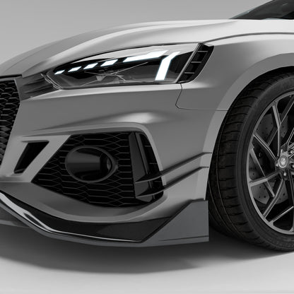 Audi RS5 B9.5 Facelift Sportback Carbon Fiber Canards - Revozport