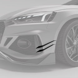 Audi RS5 B9.5 Facelift Sportback Carbon Fiber Canards - Revozport
