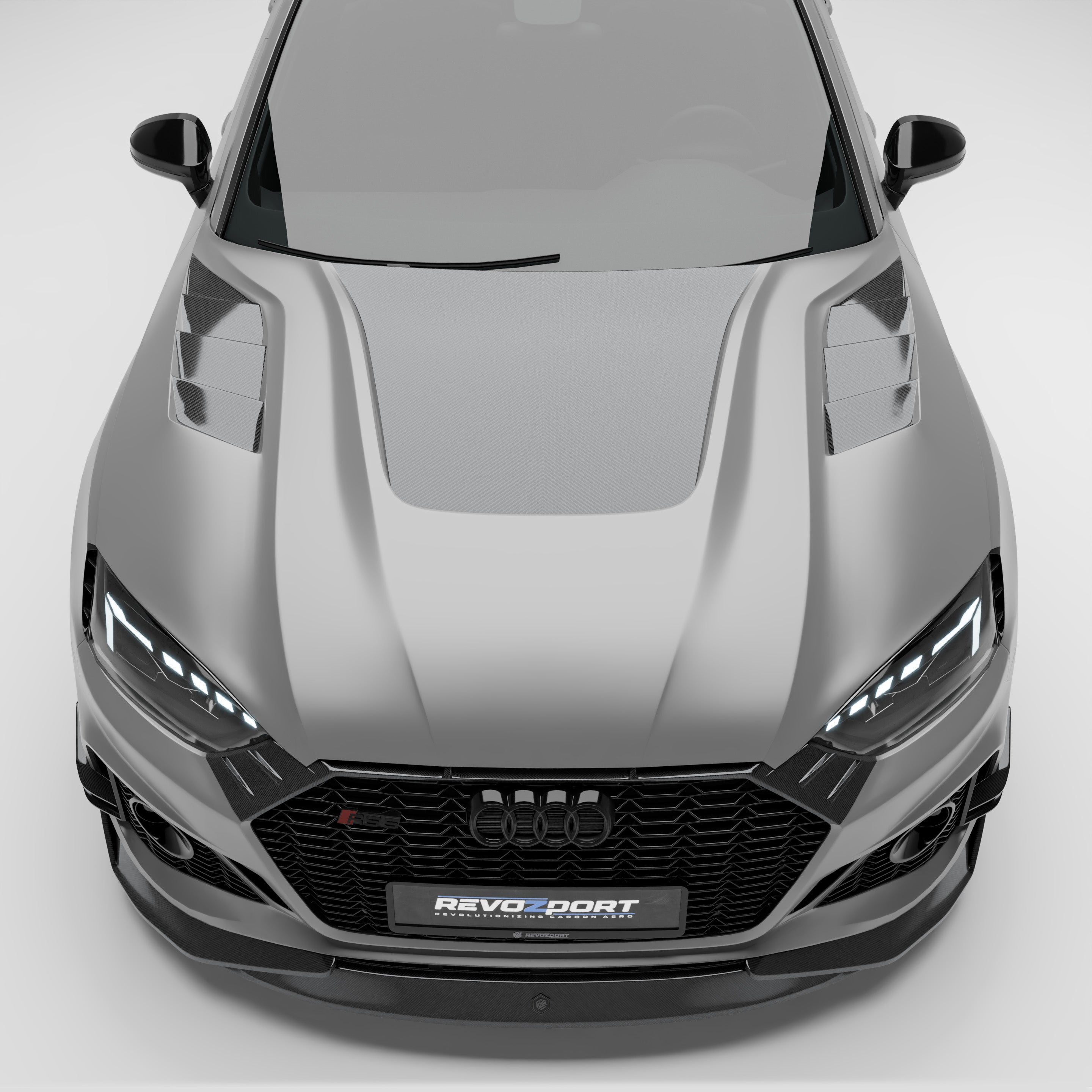 Audi RS5 B9.5 Facelift Sportback Carbon Fiber Hood - Revozport