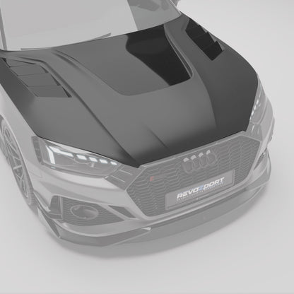 Audi RS5 B9.5 Facelift Sportback Carbon Fiber Hood - Revozport