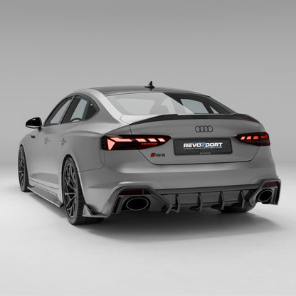 Audi RS5 B9.5 Facelift Sportback Carbon Fiber Rear Diffuser - Revozport