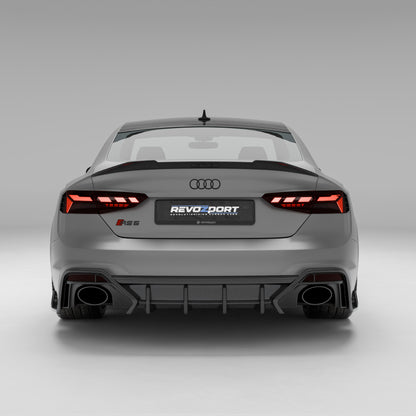 Audi RS5 B9.5 Facelift Sportback Carbon Fiber Rear Diffuser - Revozport