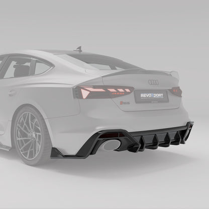 Audi RS5 B9.5 Facelift Sportback Carbon Fiber Rear Diffuser - Revozport