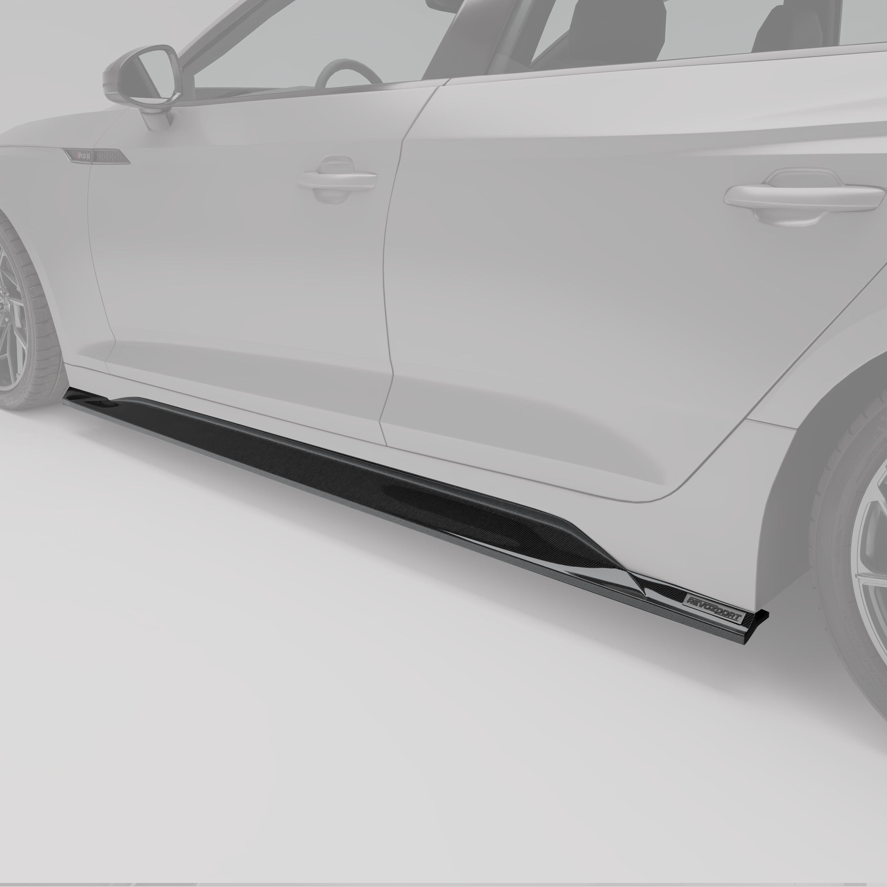 Карбонові бічні пороги для Audi RS5 B9.5 Sportback - Image 1