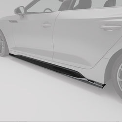 Audi RS5 B9.5 Facelift Sportback Carbon Fiber Side Skirts - Revozport