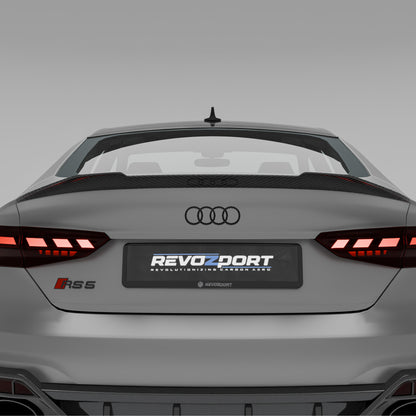 Audi RS5 B9.5 Facelift Sportback Carbon Fiber Spoiler - Revozport