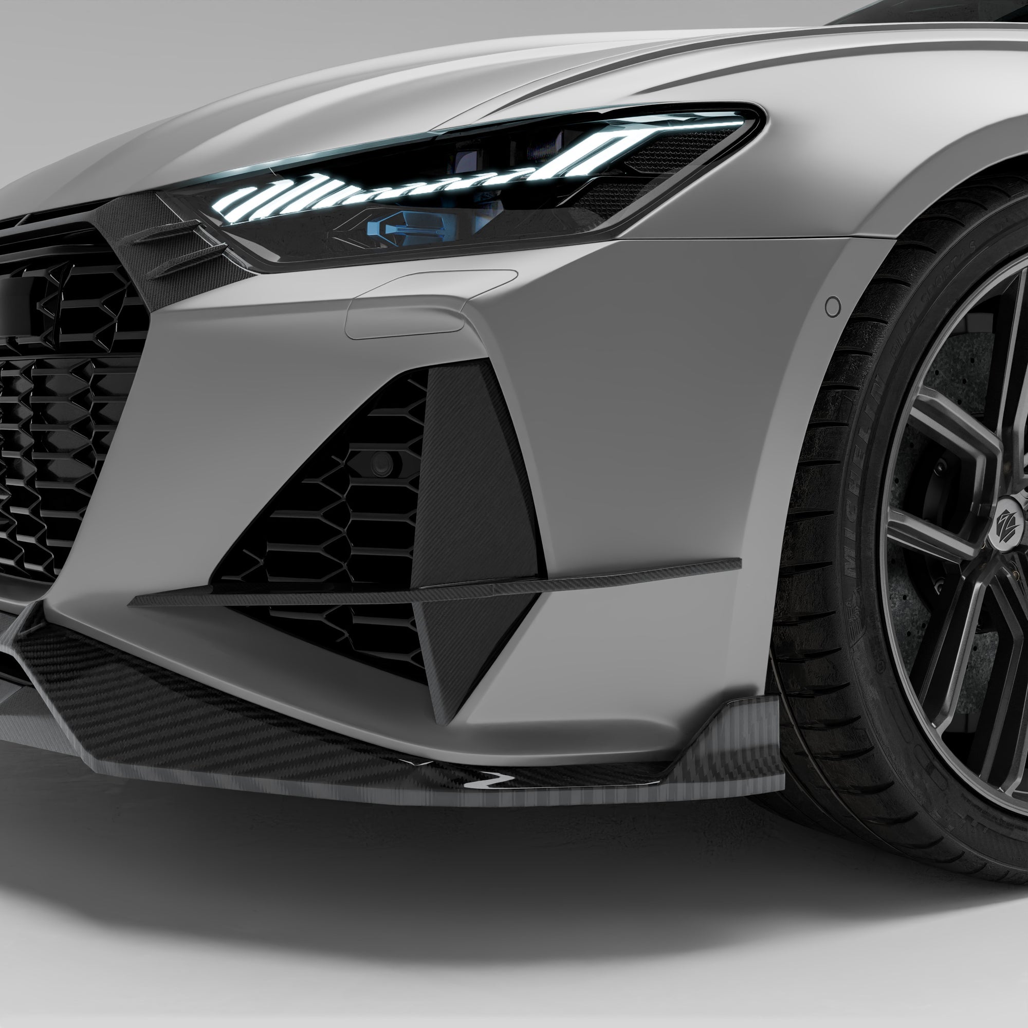 Audi RS6 C8 Carbon Fiber Canards