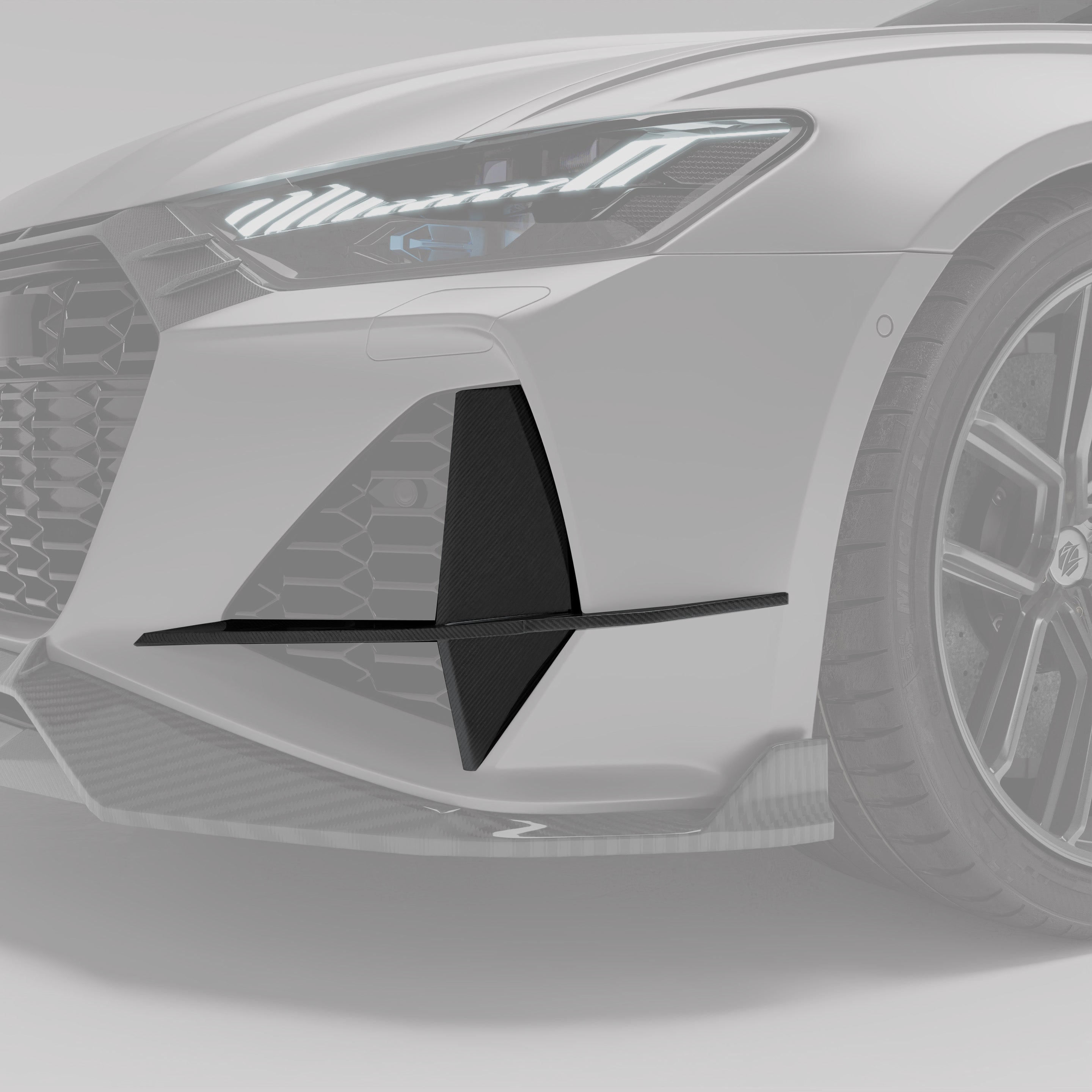 Audi RS6 C8 Carbon Fiber Canards - Revozport