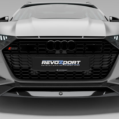Audi RS6 C8 Carbon Fiber Front Grill - Revozport