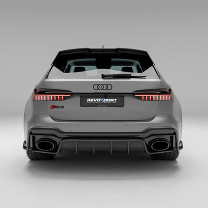 Audi RS6 C8 Carbon Fiber Rear Diffuser - Revozport