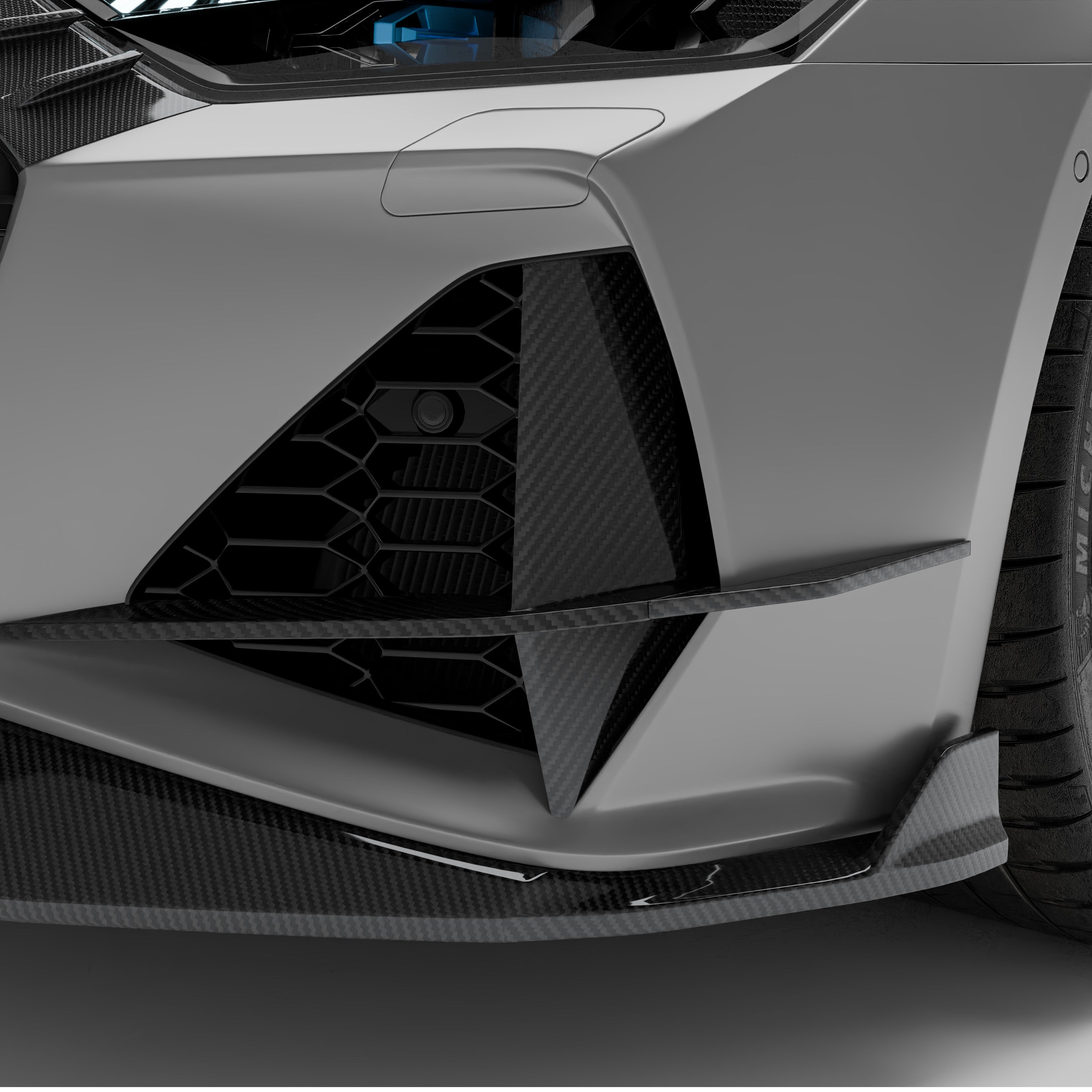 Audi RS7 C8 Carbon Fiber Canards - Revozport
