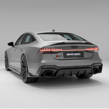 Audi RS7 C8 Carbon Fiber Rear Diffuser - Revozport