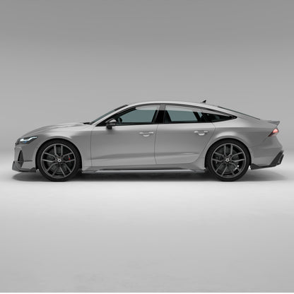 Audi RS7 C8 Carbon Fiber Side Skirts - Revozport