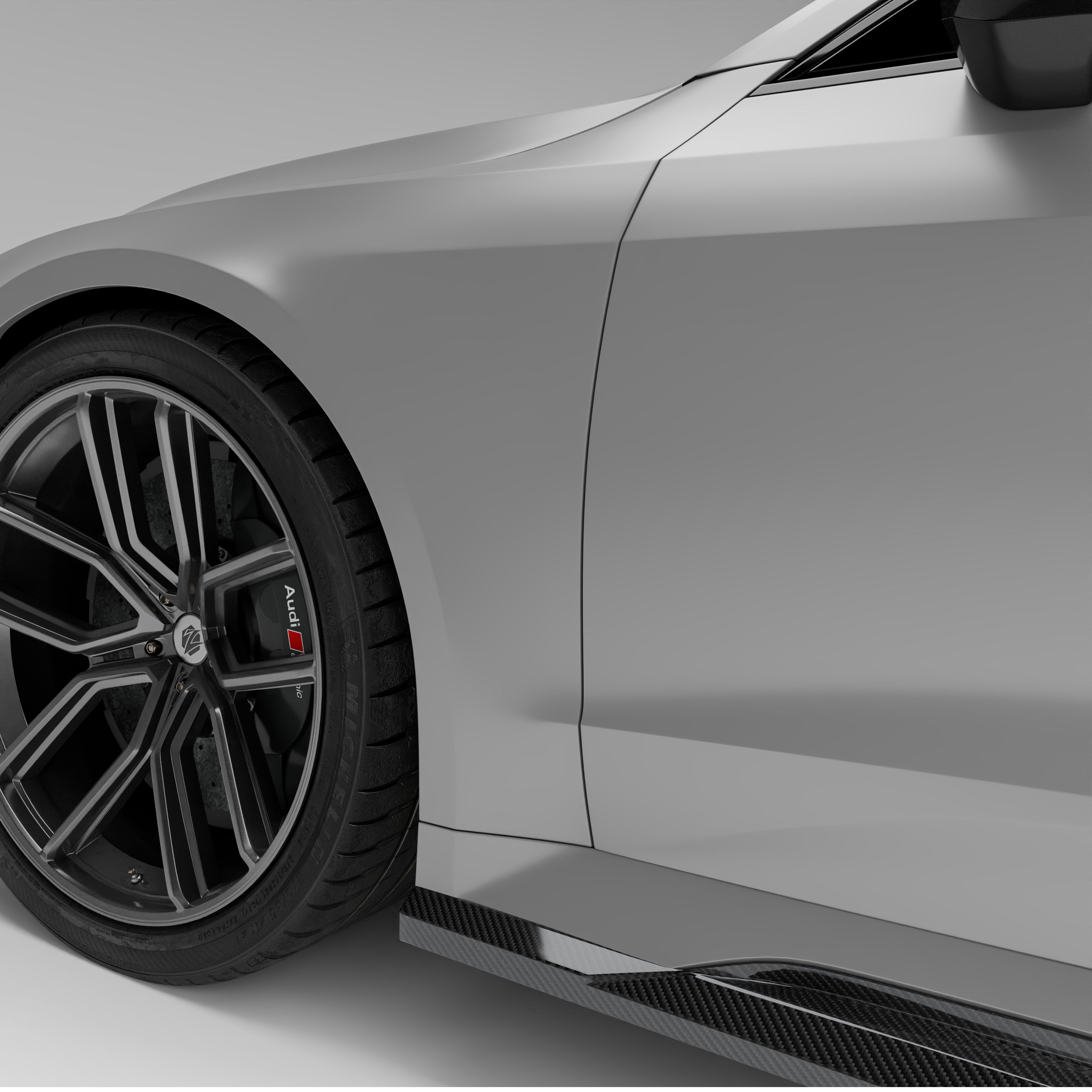 Audi RS7 C8 Carbon Fiber Side Skirts - Revozport