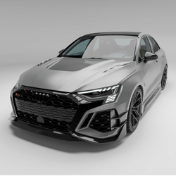 Audi RS3  8Y Limousine Carbon Fiber Front Angel Revozport