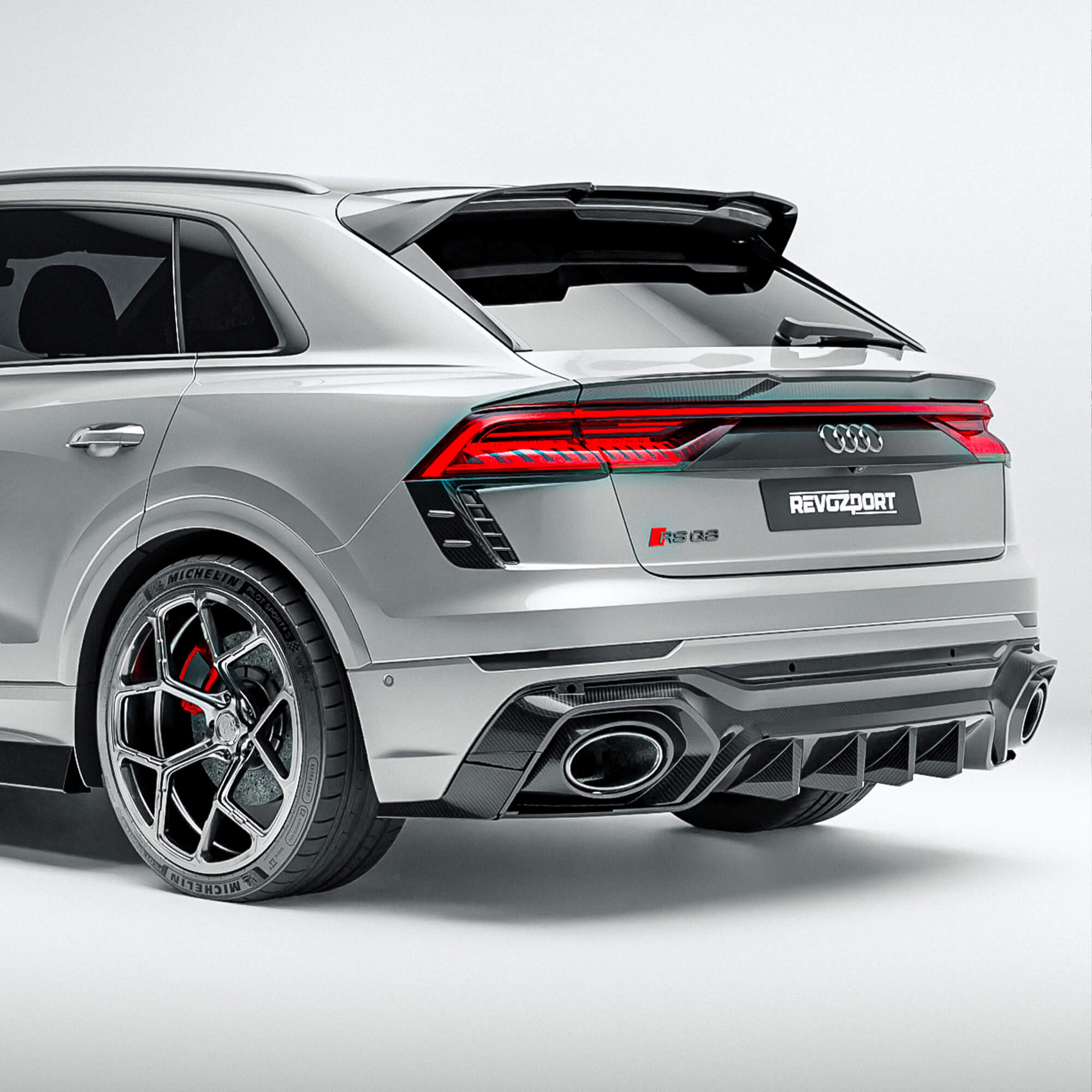 Audi RSQ8 Pre-LCI Carbon Fiber Rear Diffuser