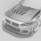 bmw-m2-g87-carbon-fiber-hood-&-strakes---revozport