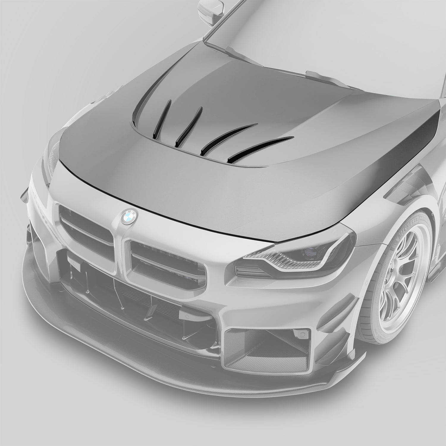 bmw-m2-g87-carbon-fiber-hood-&-strakes---revozport
