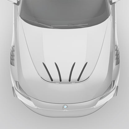 BMW M2 G87 Carbon Fiber Hood Strakes - Revozport