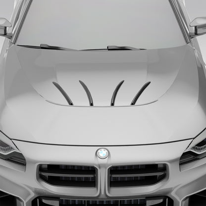 BMW M2 G87 Carbon Fiber Hood Strakes - Revozport