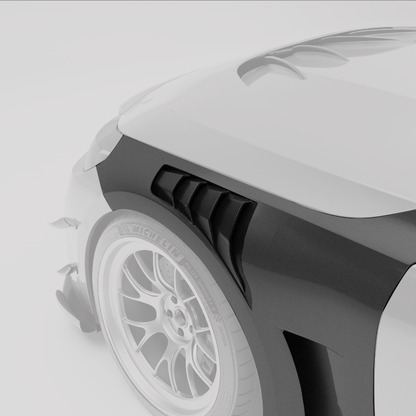 BMW M2 G87 Carbon Fiber Hybrid Front Fenders - Revozport