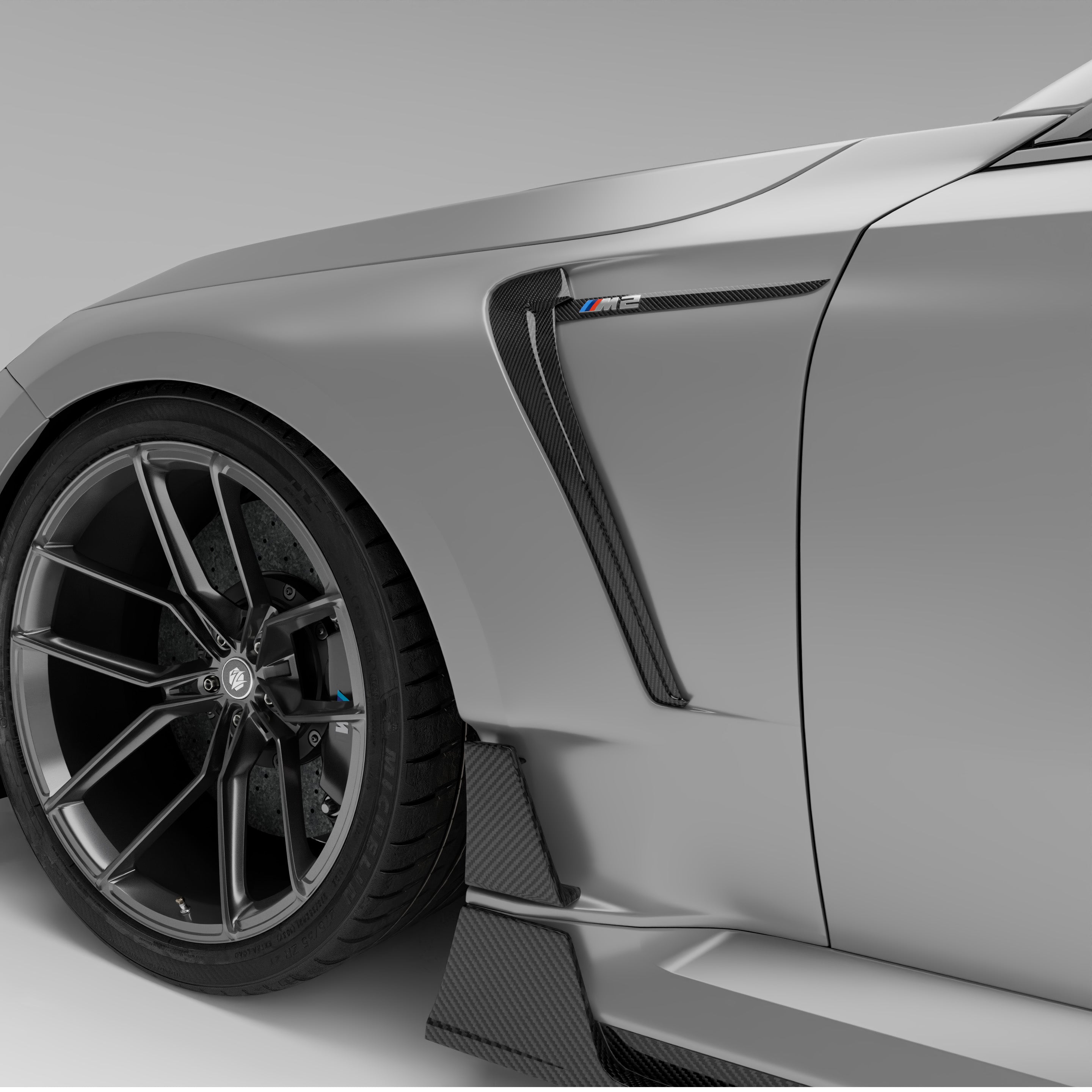 BMW M2 G87 Carbon Fiber Side Fenders - Revozport