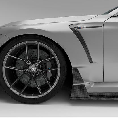 BMW M2 G87 Carbon Fiber Side Fenders - Revozport