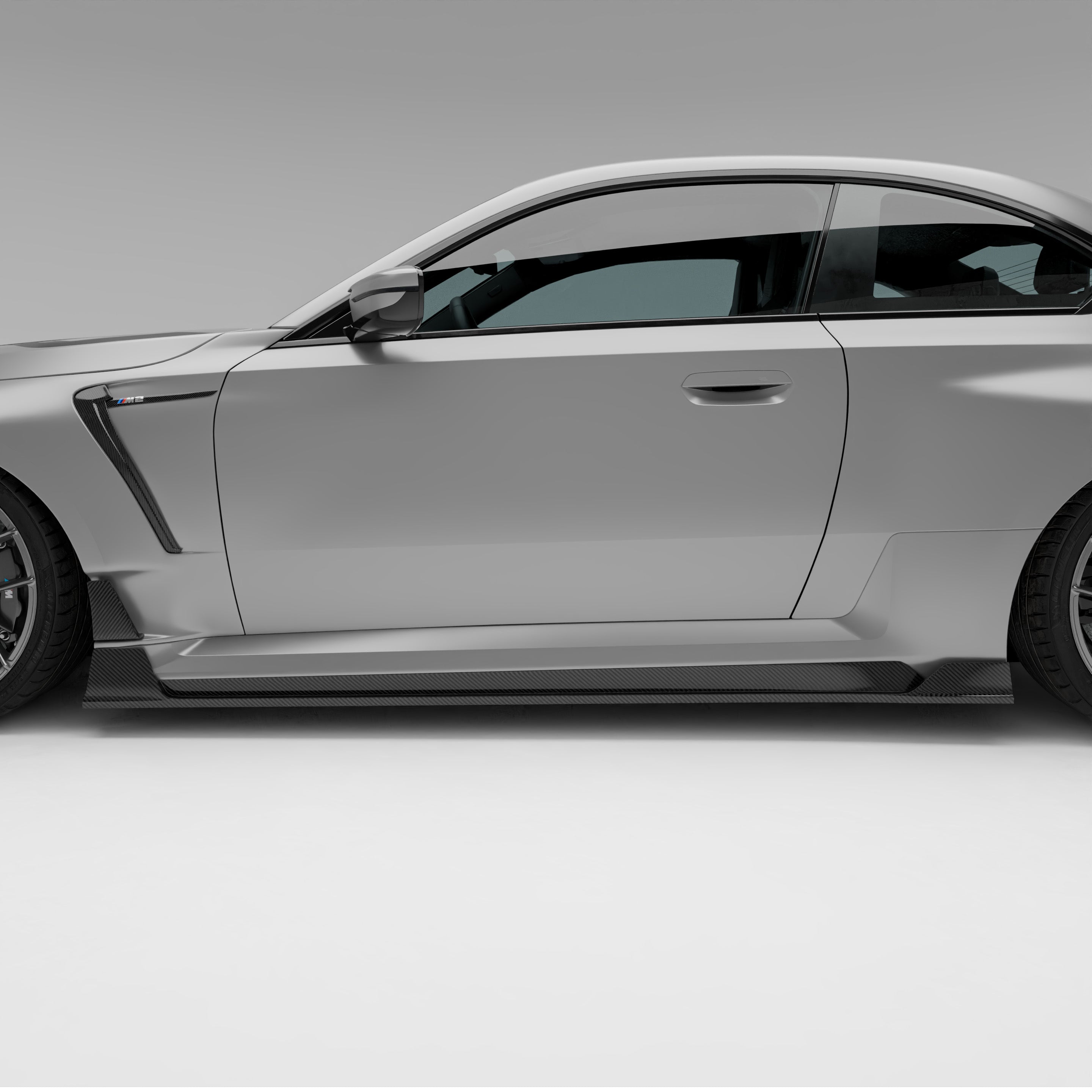 BMW M2 G87 Carbon Fiber Side Skirts | RevoZport Street Program
