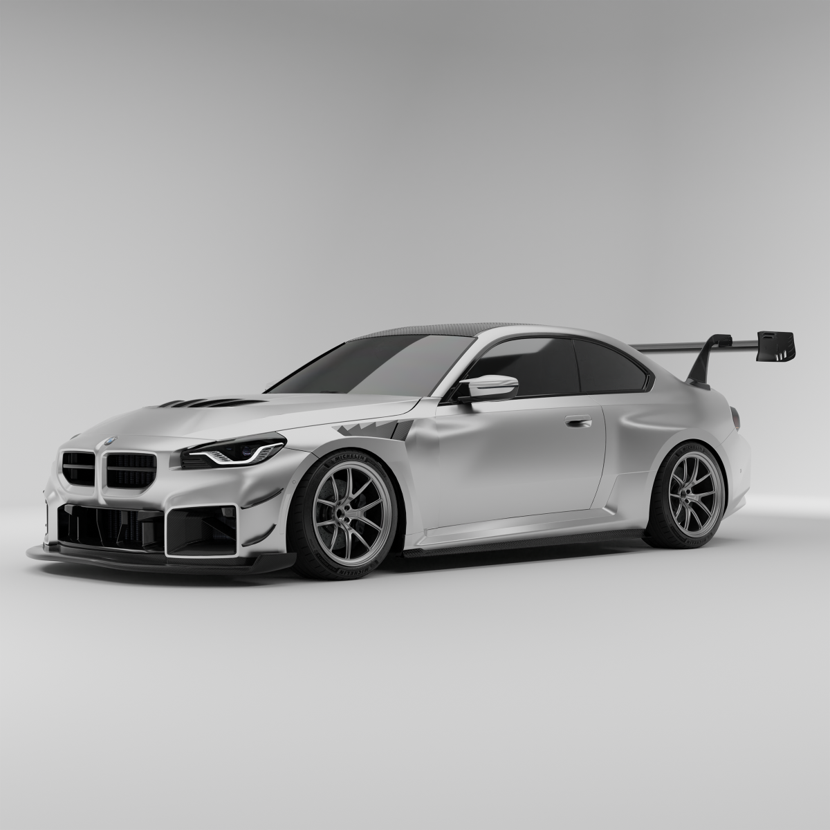 bmw-m2-g87-carbon-fiber-splitter-&-air-dam---revozport