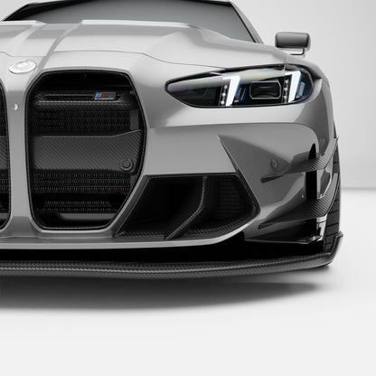 BMW M3 G80 Carbon Fiber Front Bumper Inlets - Revozport
