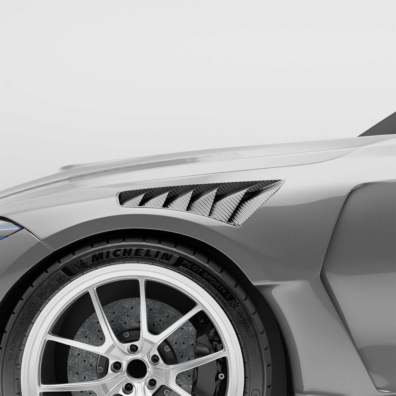 Ｍ3。。 BMW M3 G80 Carbon Fiber Front Fenders | Dual-Vent | Revozport