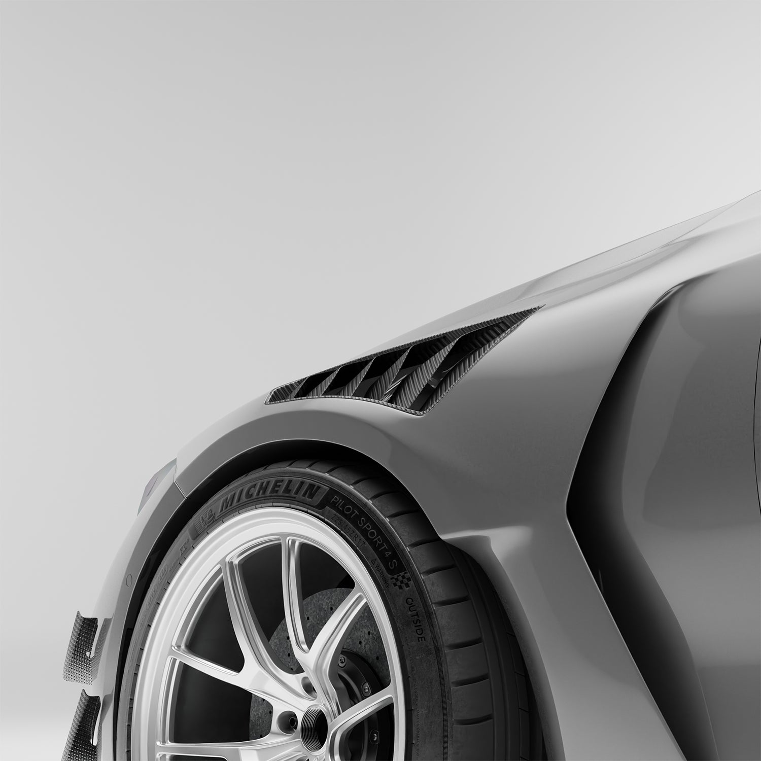 BMW M3 G80 Carbon Fiber Front Fenders - Revozport