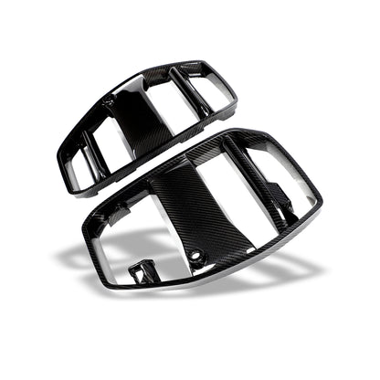 BMW M4 G82 Carbon Fiber Front Grill（with ACC） - Revozport