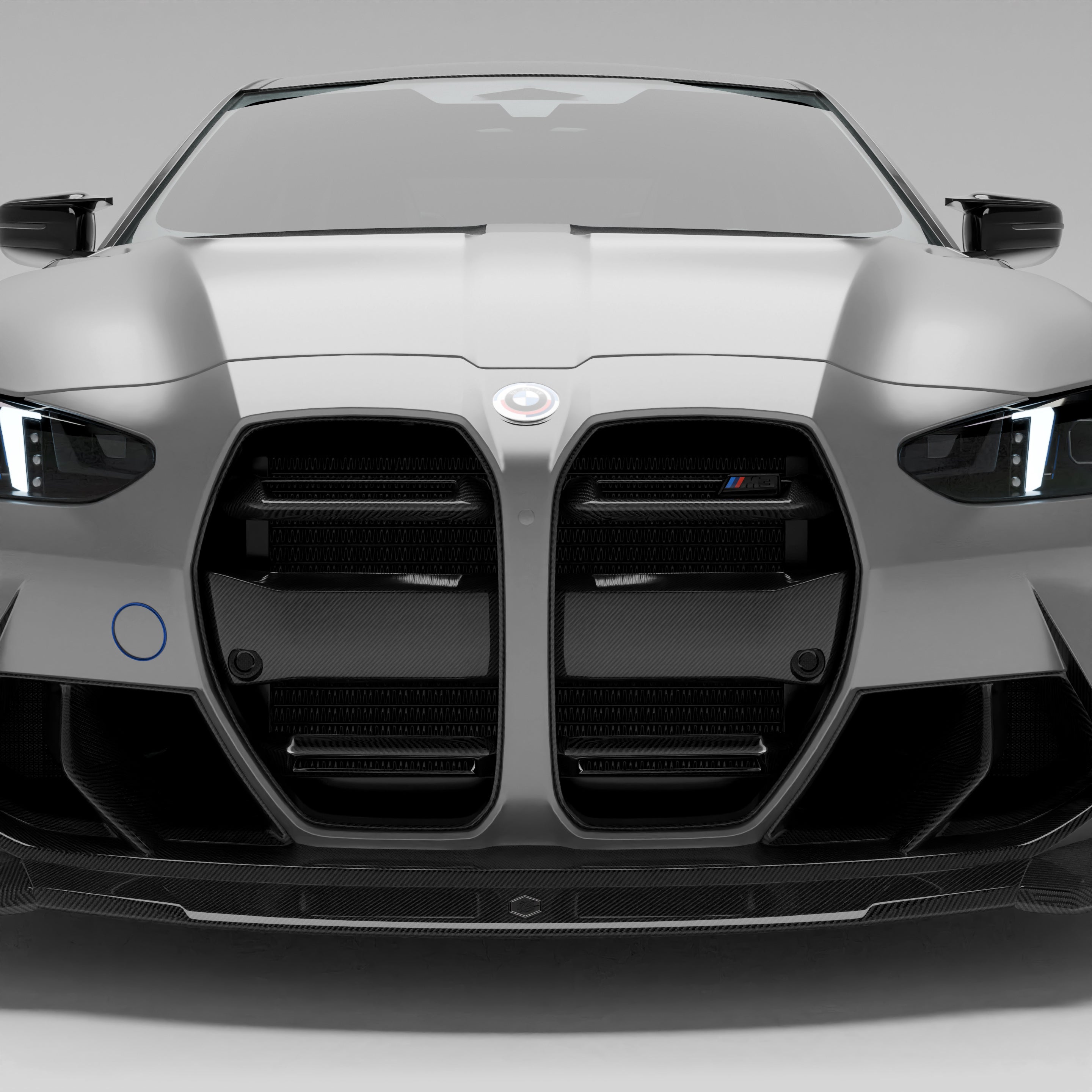  G80/G82 M3/M4 カーボンファイバールック　フロントグリル BMW G80 M3 and G82 G83 M4 CSL Style Carbon Fiber Grille 2021+ | 車