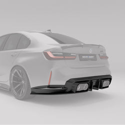 RevoZport BMW M3 G80 rear diffuser detail