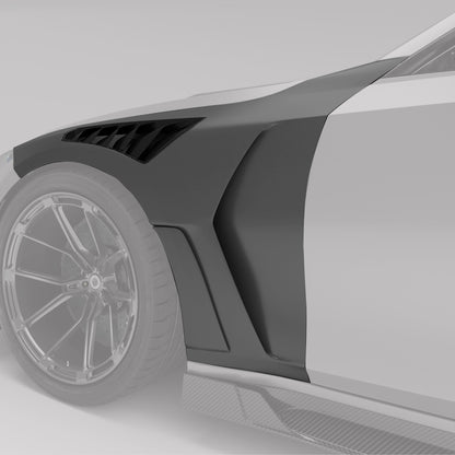 BMW M3 G80 Carbon Fiber Side Fenders - Revozport