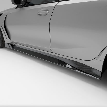BMW M3 G80 Carbon Fiber Side Skirts - Revozport