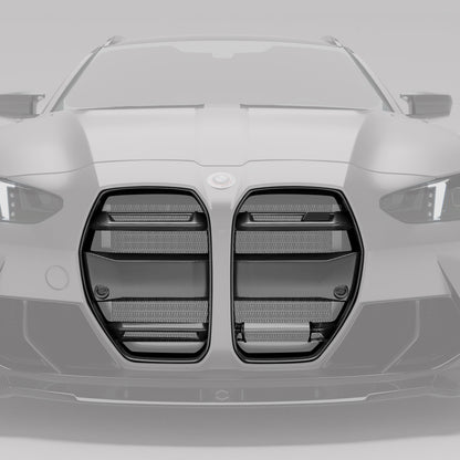 BMW M3 G81 Carbon Fiber Front Grill ( with ACC) - Revozport