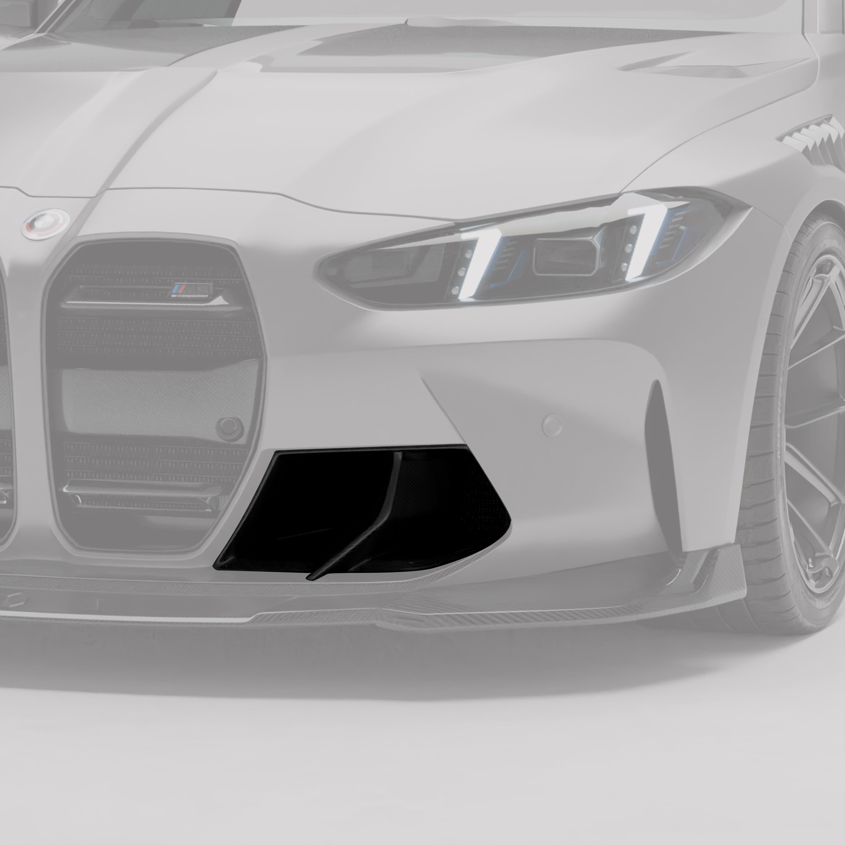  M3ボディ BMW M3 G81 Carbon Fiber Front Vents | RevoZport Street Program